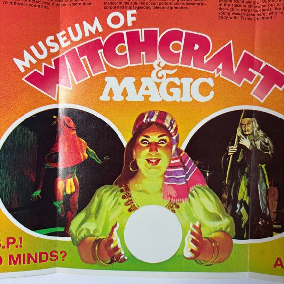Vintage Museum of Witchcraft and Magic Gatlinburg TN Travel Pamphlet Devil 1970s - Picture 6 of 14